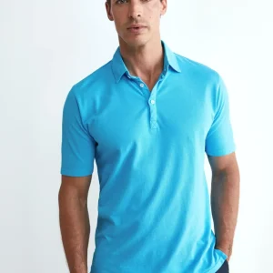 Polo Slim in Cotone - TURCHESE