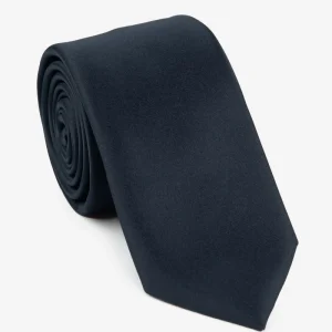 Cravatta blu in raso - BLU