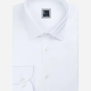 Camicia bianca in cotone - BIANCO