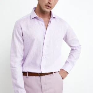 Camicia di lino da uomo - GLICINE