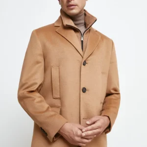 Cappotto Corto in Lana e Cashmere - CAMMELLO