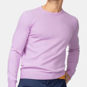 Maglia girocollo in cotone - GLICINE