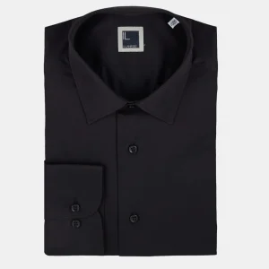 Camicia slim casual - NERO