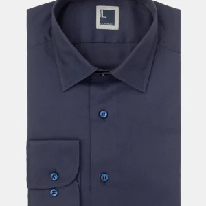 Camicia slim casual - BLU