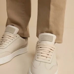 Sneakers Camoscio in Pelle - PANNA