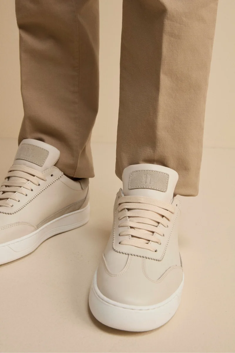 Sneakers Camoscio in Pelle - PANNA - immagine 2