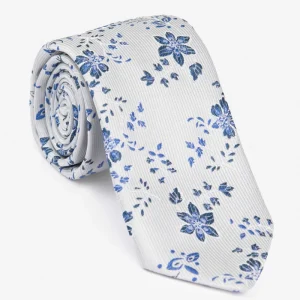 Cravatta cerimonia a fiori - FANT. GRIGIO/BLU