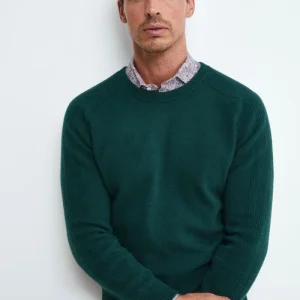 Girocollo in Lana e Cashmere - VERDE