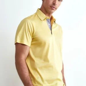 Polo jersey in filo di Scozia - PAGLIA