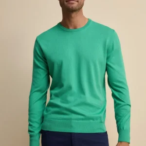 Maglia girocollo in cotone - MENTA