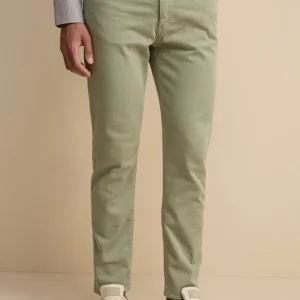 Pantalone Slim Fit Cinque Tasche in Denim - VERDINO