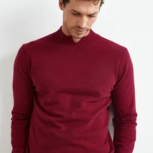 Lupetto con Spacco in Lana e Cashmere - VINACCIA