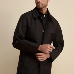 Trench Impermeabile con Pettorina - NERO