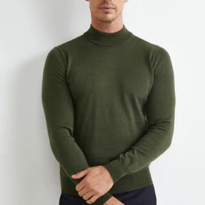 Lupetto in Lana Merino - VERDE MILITARE