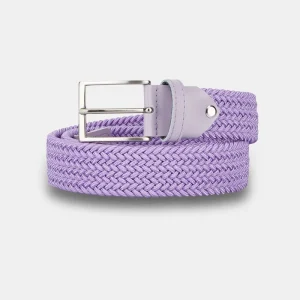 Cintura elastica intrecciata - LILLA