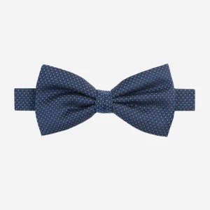 Papillon a pois annodato - POIS fondo BLU