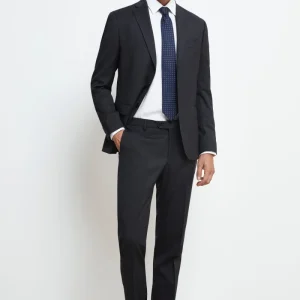 Abito microfantasia In Lana - P/P ANTRACITE