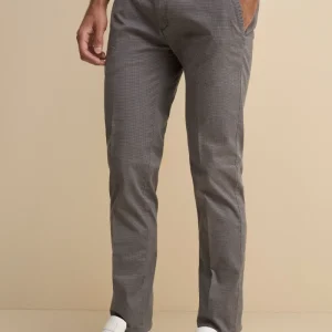 Pantalone Stretch Slim Fit in Gabardina - FANT. NOCCIOLA