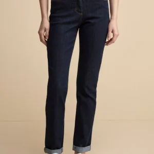 Jeans Straight Cinque Tasche - DENIM SCURO