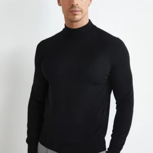 Lupetto in Lana Merino - NERO