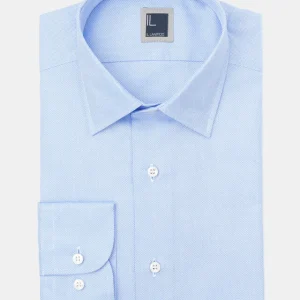 Camicia slim casual - AZZURRO