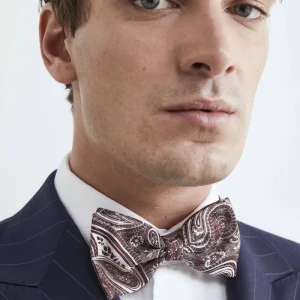 Papillon fantasia paisley - FANT. BORDEAUX