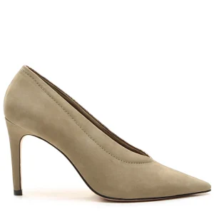 DECOLLETE DOUBLE FACE VERDE OLIVA