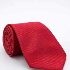 Cravatta Elegante in Seta - ROSSO