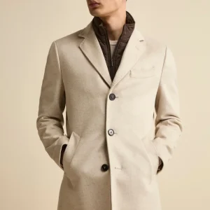 Cappotto in lana e cashmere - BEIGE