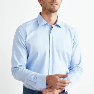 Camicia Fantasia Slim Fit - FANT. BIANCO/AZZURRO