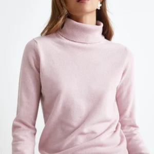 Dolcevita in lana e cashmere - ROSA