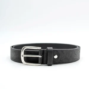 Cintura Basic in Pelle - NERO