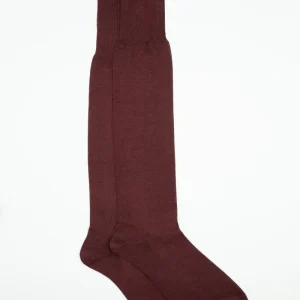 Calze Lunghe Rasate in Filo di Scozia - BORDEAUX