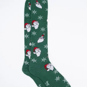 Calze Lunghe Fantasia Natale - BOTTIGLIA