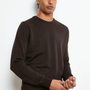 Pullover Girocollo in Lana Merino - CUOIO