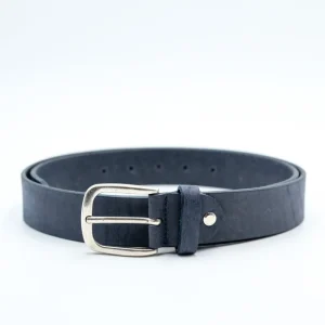 Cintura Basic in Pelle - BLU