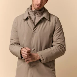 Impermeabile Invernale con Corpetto Staccabile - GRIGIO