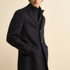 Cappotto in lana e cashmere - BLU