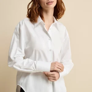 Camicia Over Classica con Pinces - BIANCO