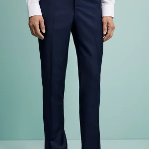 Pantalone da Cerimonia in Lana Vergine Drop 4 - BLU