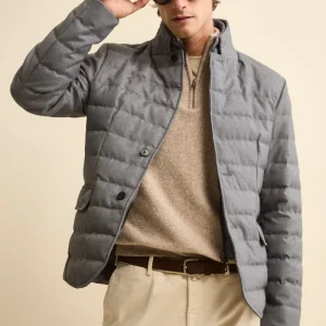 Giubbotto imbottito con Pettorina - GRIGIO MELANGE