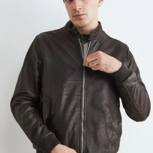 Bomber di pelle uomo - T.MORO