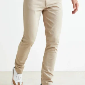 Pantalone Cinque Tasche Slim Fit - LATTE