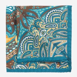 Pochette ripasso in seta - FANT. VERDE