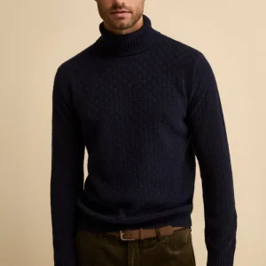 Dolcevita Intrecciato in Lana Vergine - BLU