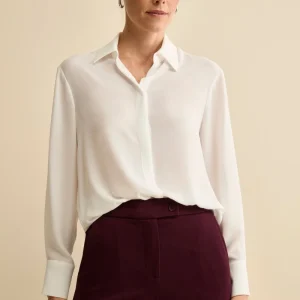 Camicia Morbida con Colletto Classico - PANNA