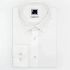 Camicia Twill No Iron Regular Fit - BIANCO