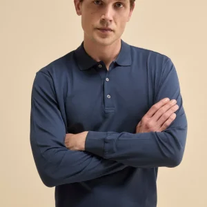 Polo Piquet in Filo di Scozia - BLU