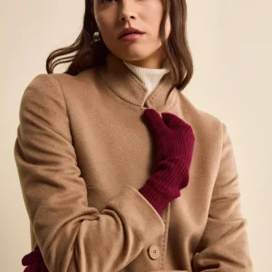 Guanto a Coste in Lana e Cashmere - VINO