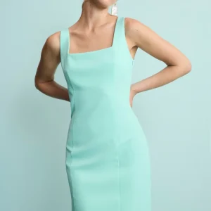 Abito Tubino Midi da Cerimonia - ACQUA